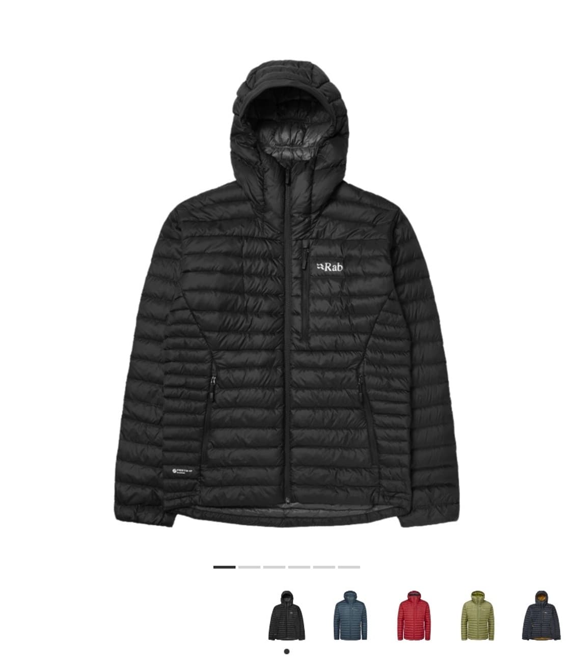 랩 마이크로라이트 알파인 경량패딩 L 블랙 상품이미지2