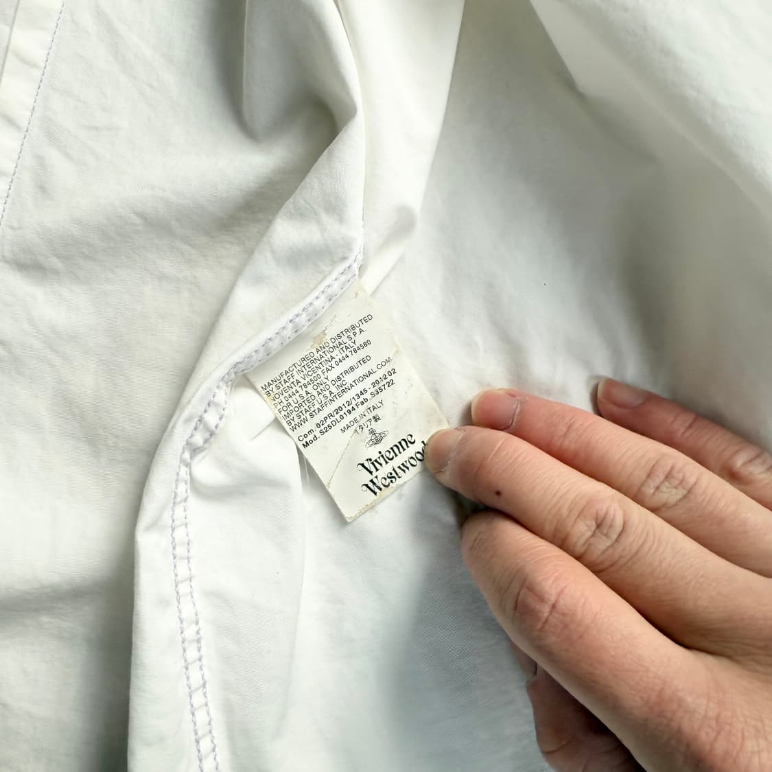 비비안웨스트우드 화이트 셔츠 상품이미지5