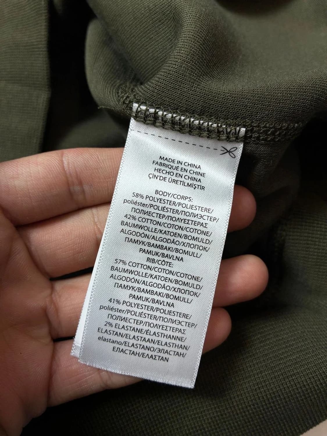 폴로 랄프로렌 로고 카키 크루넥 맨투맨 PN8908 상품이미지7