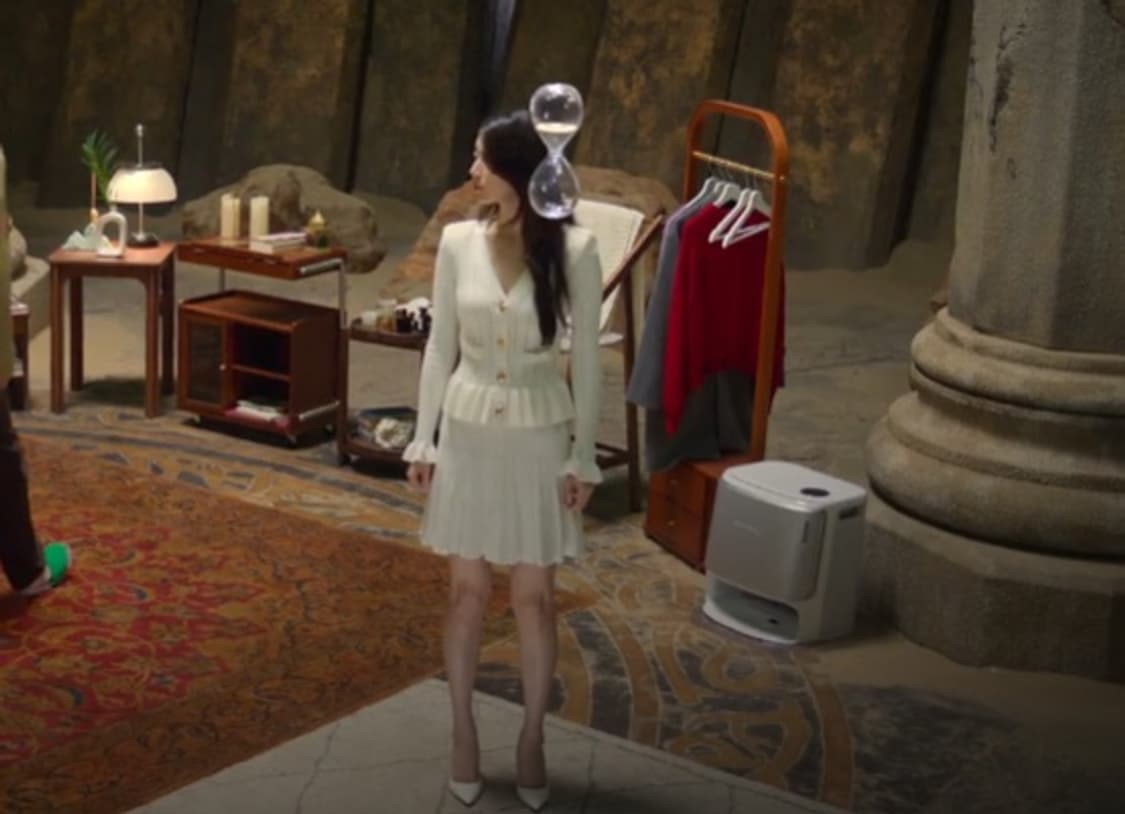 셀프포트레이트 포인텔 페플럼 니트원피스 상품이미지6