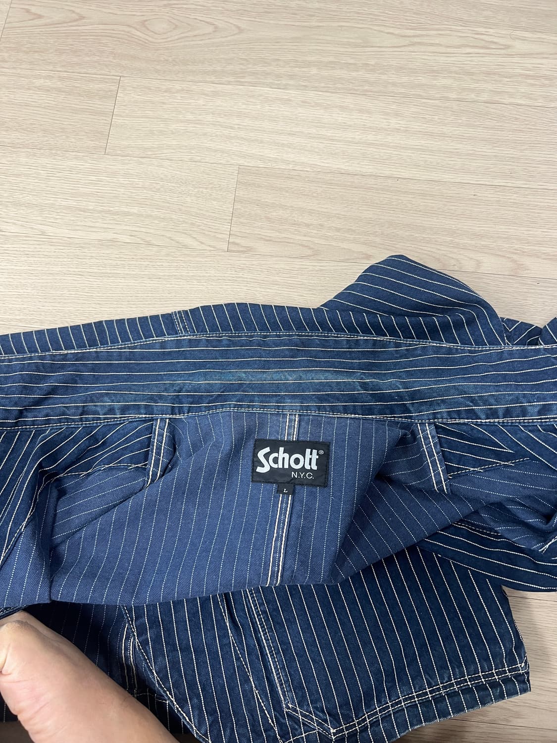 Schott(쇼트) 와바시 초어 자켓 (L사이즈) 상품이미지7