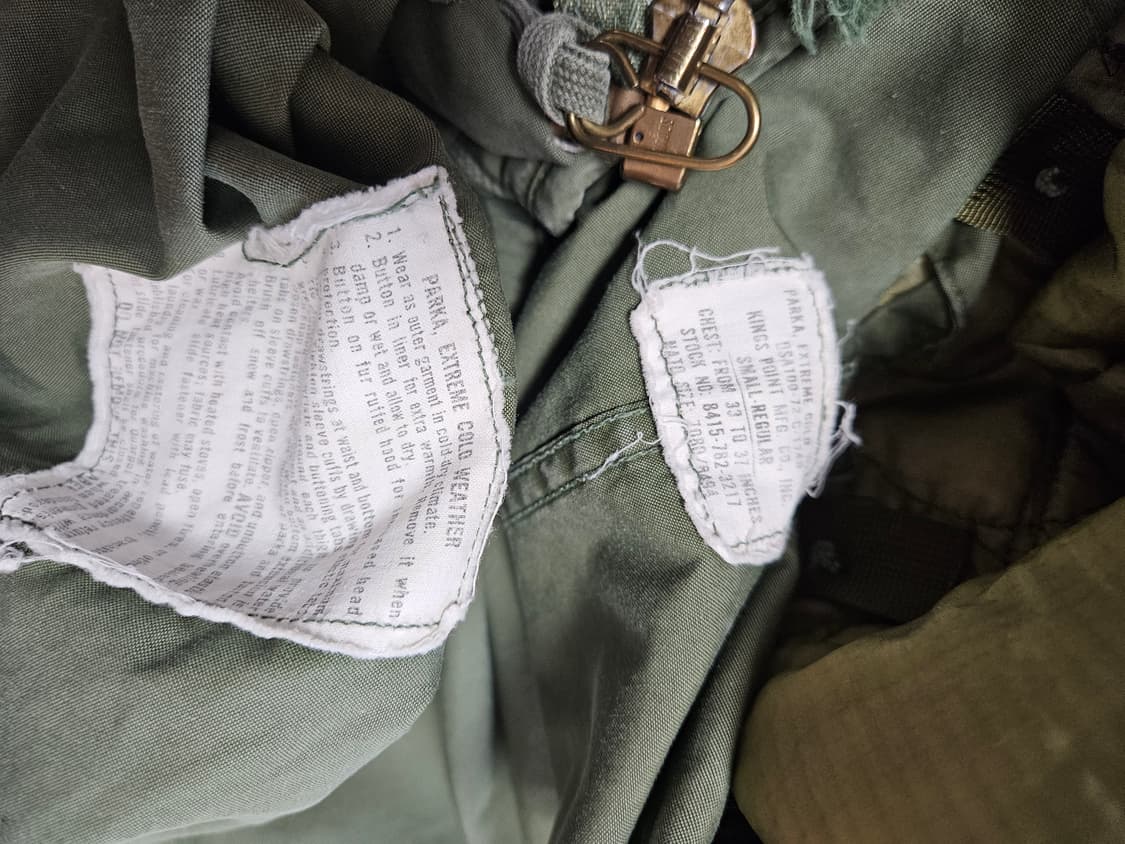 Og 미군M65 피쉬테일 s/r 개파카 내외피  상품이미지6