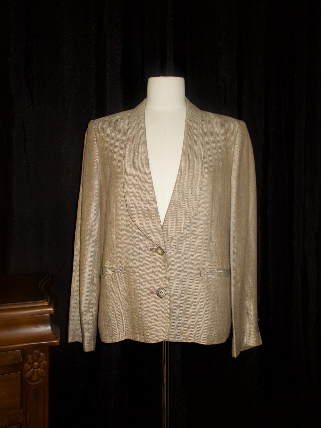 80s japan roll collar jacket  상품이미지1