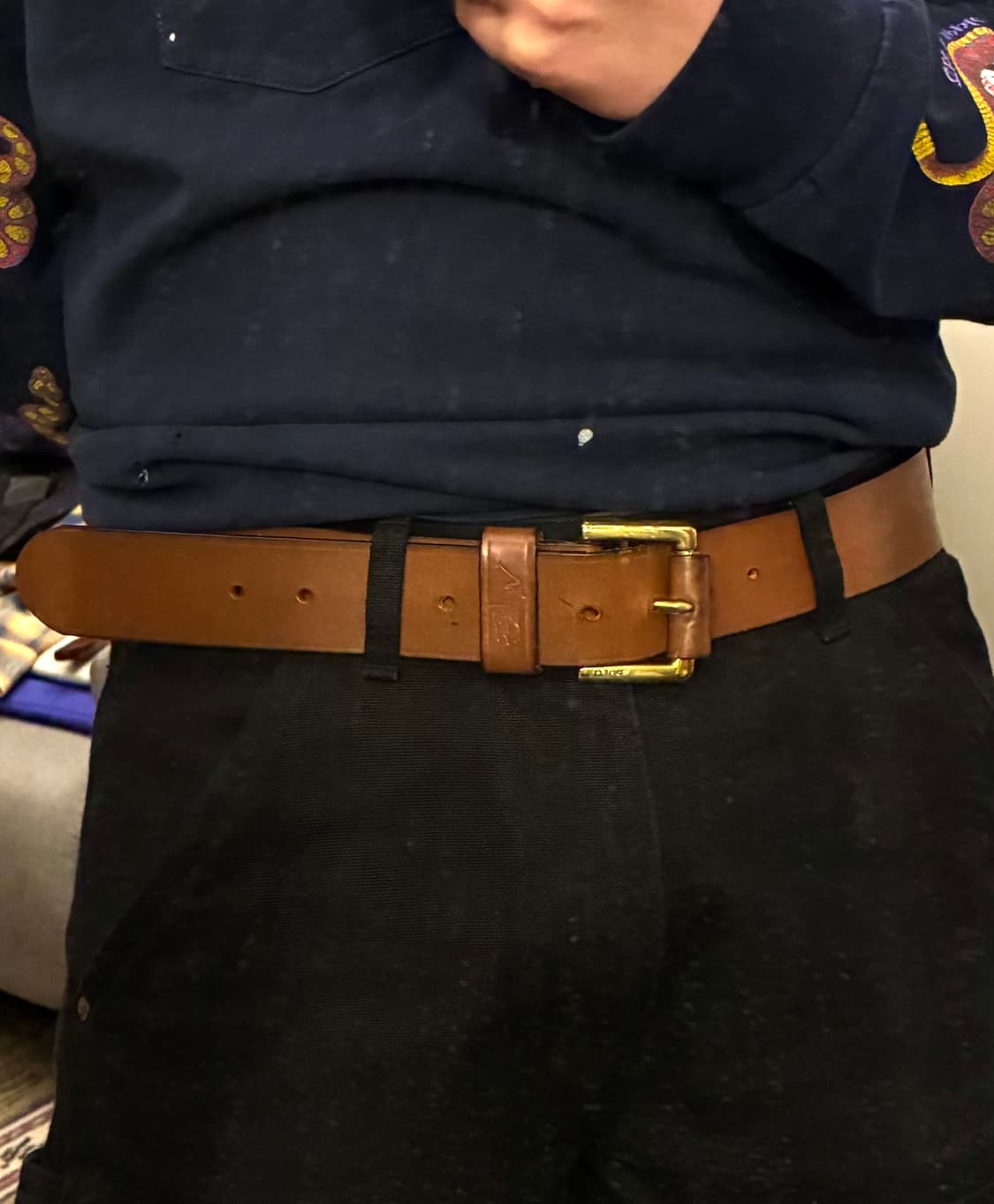 (30~34)POLO 폴로랄프로렌 금장 버클 레더벨트 가죽벨트 상품이미지10