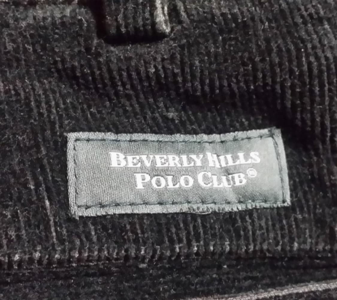 베버리힐즈 폴로클럽 남성 골덴 코듀로이 바지 블랙 36인치 상품이미지4