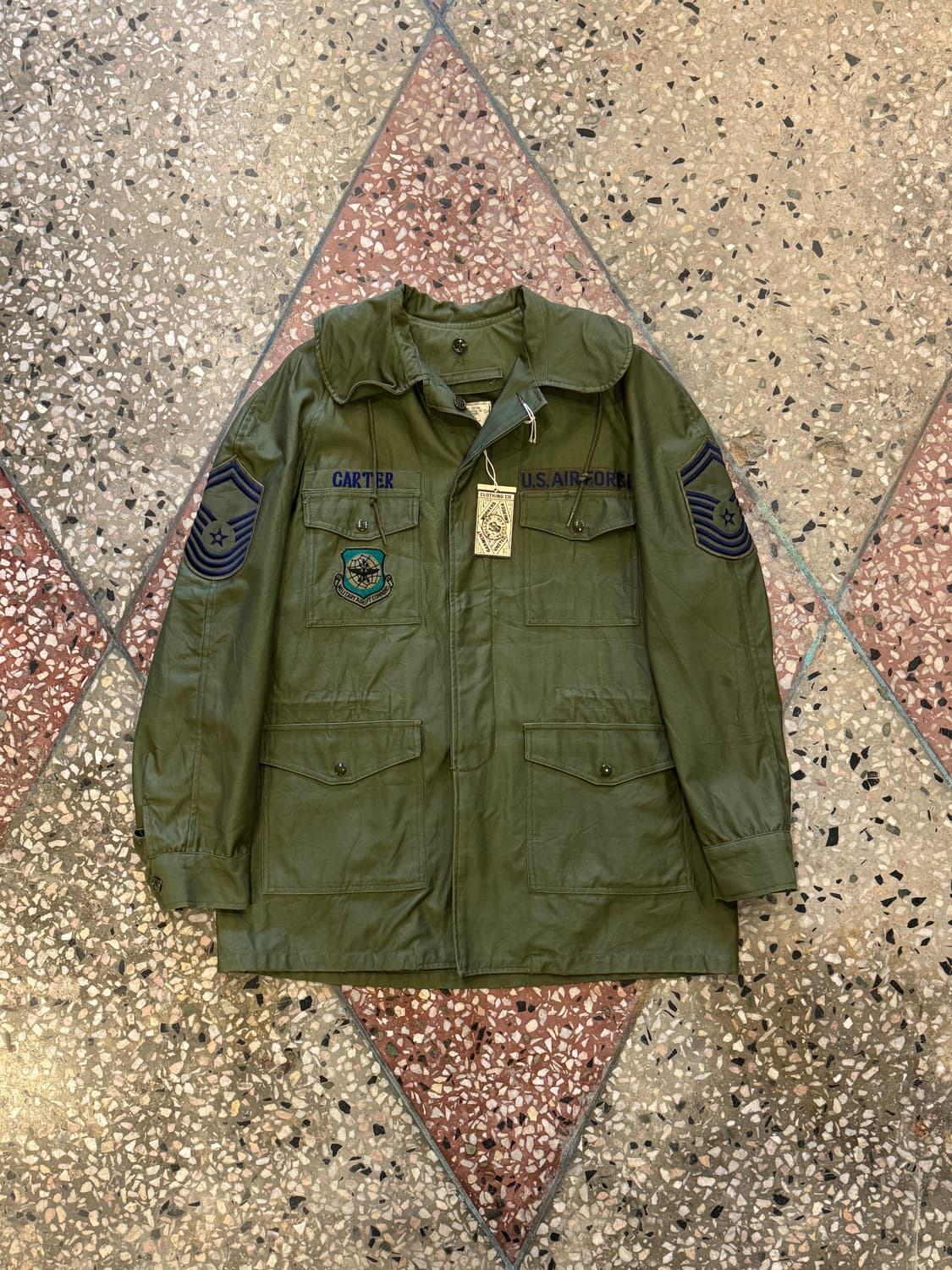 오리지널 미공군 OG-107 사틴 필드자켓 (M) 상품이미지1