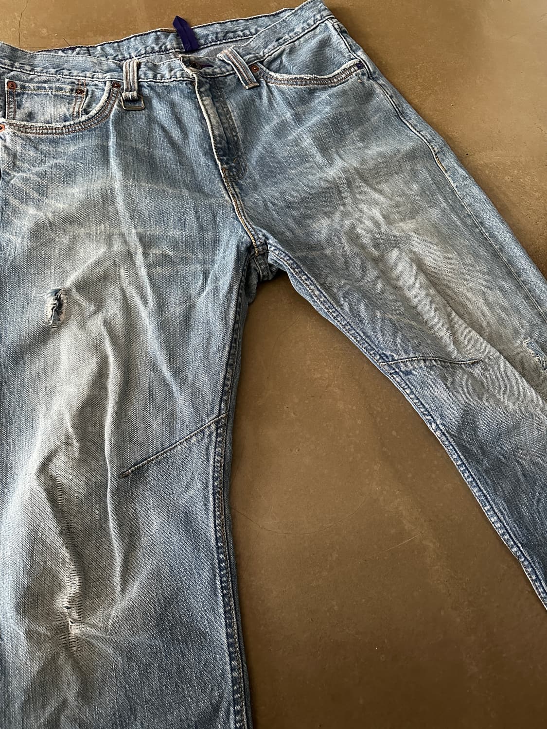 Levis 709 유틸리티 디테일 퍼플라이닝 데님 팬츠 상품이미지5