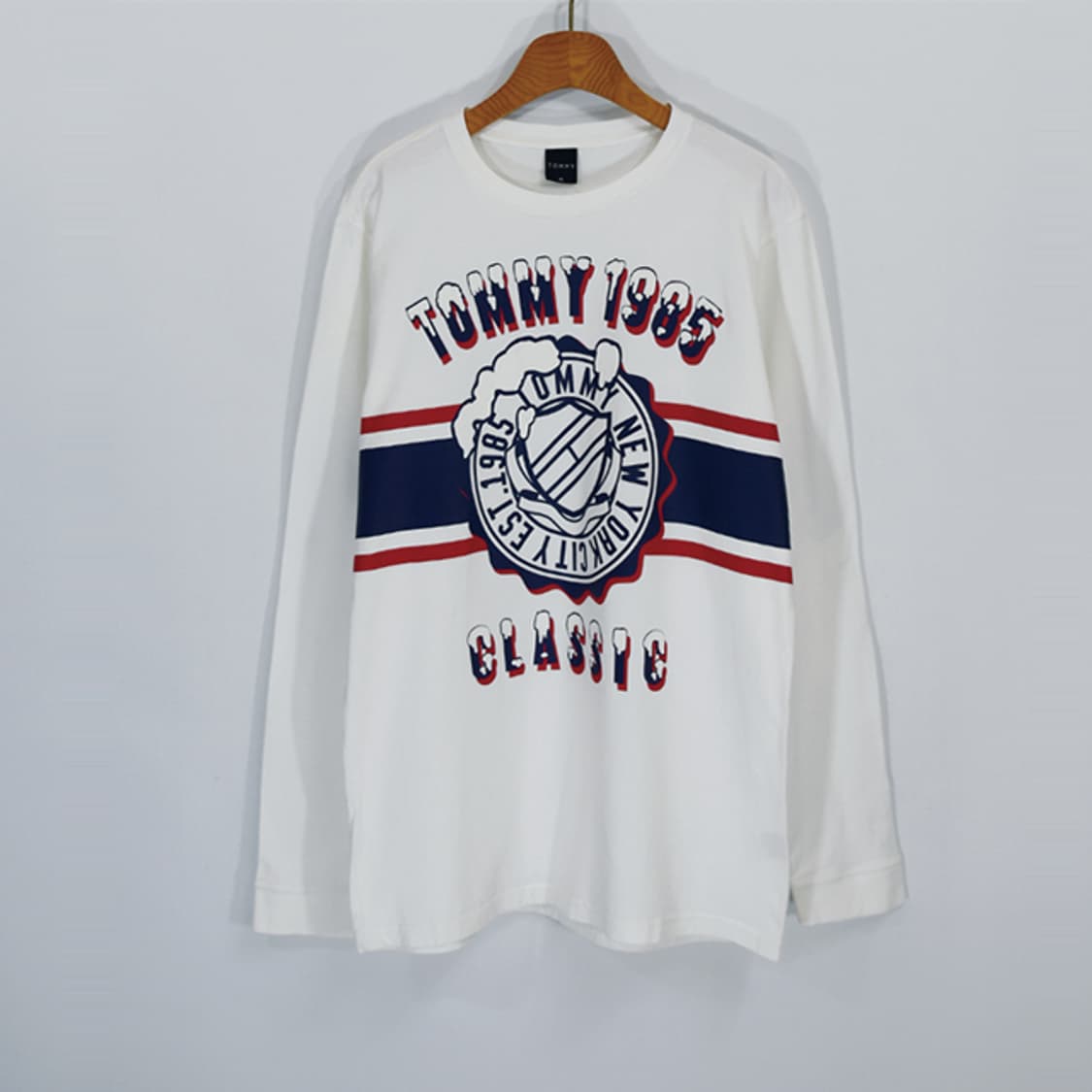 Tommy Hilfiger 빅로고롱슬리브티셔츠 상품이미지1