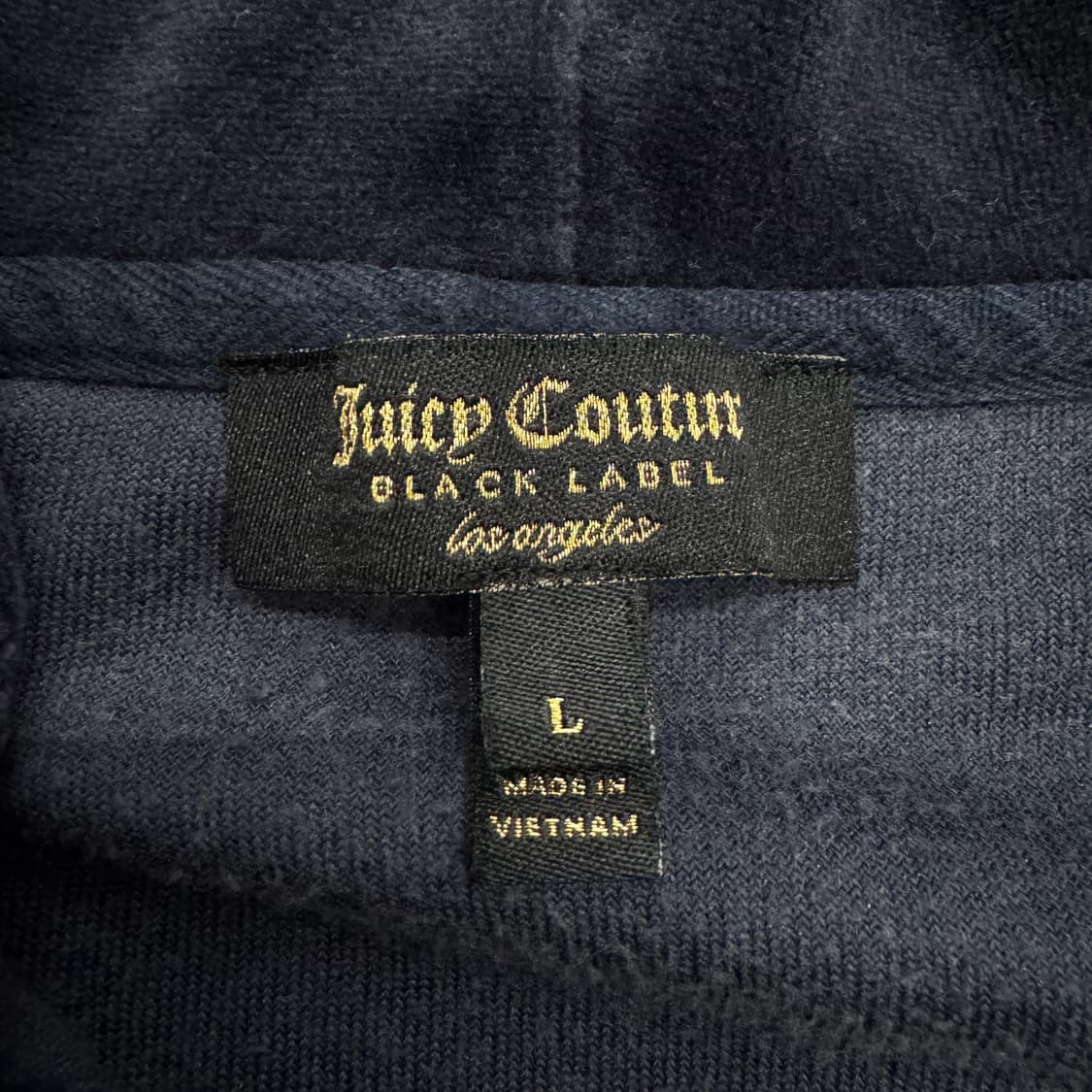 쥬시꾸뛰르 Y2K 벨벳 벨루어 후드집업 상품이미지5