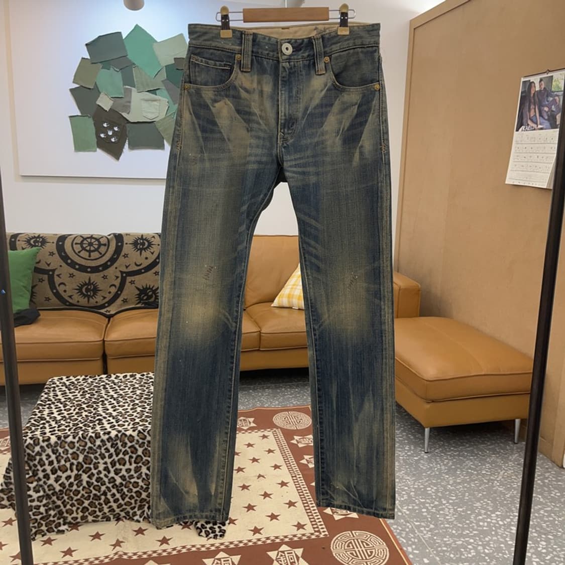 리바이스 505 올드스쿨 아메카지 워시드 데님팬츠 30인치 C09031 상품이미지3