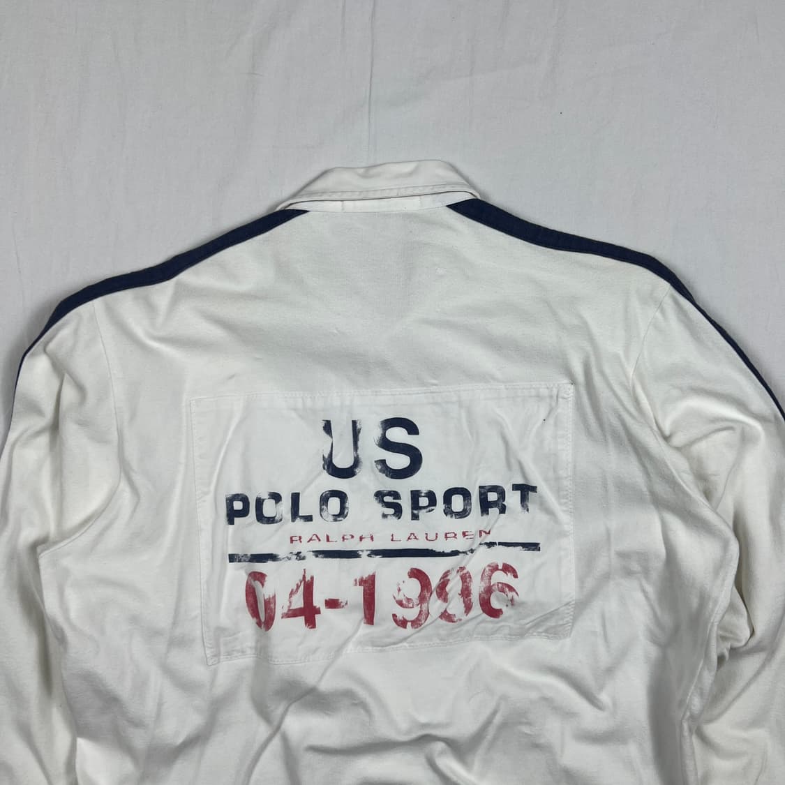 90‘s 96년도 폴로스포츠 polo sport 요트챌린지 카라긴팔티 상품이미지7