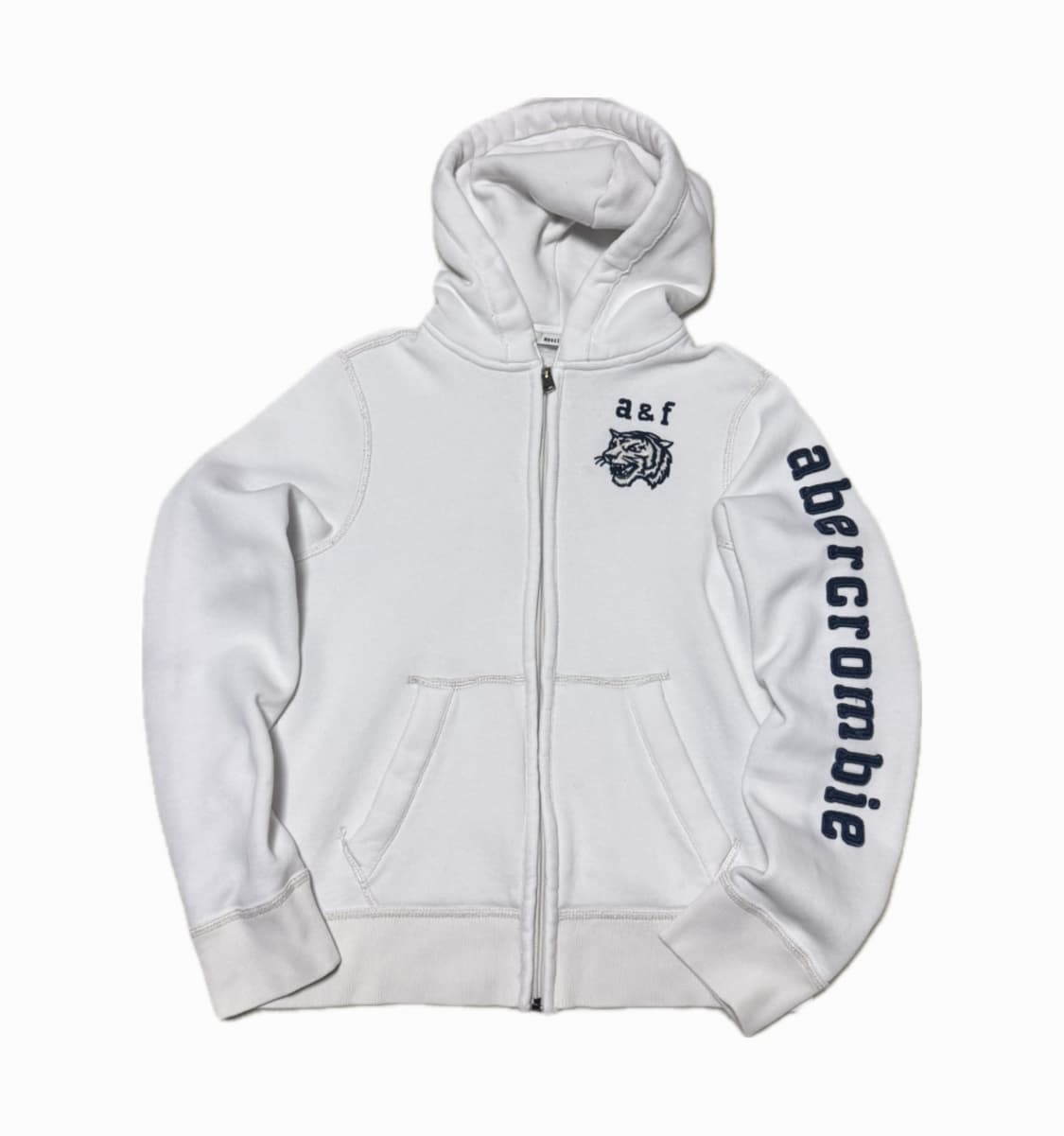 아베크롬비 화이트 후드집업 상품이미지1