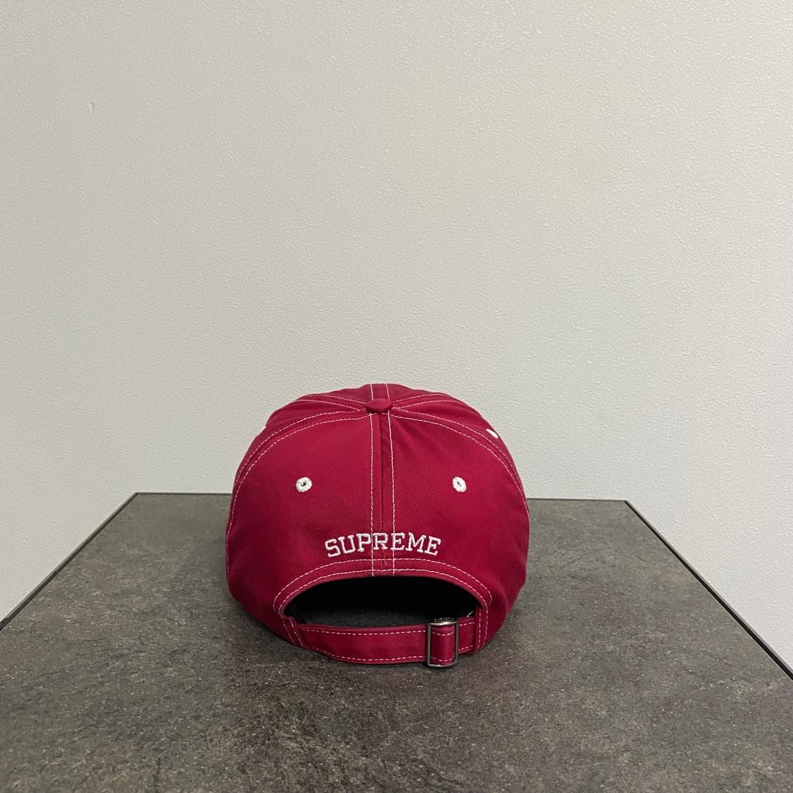 (OS) 슈프림 6패널 볼캡 모자 밀라노 워시드 레드 상품이미지4