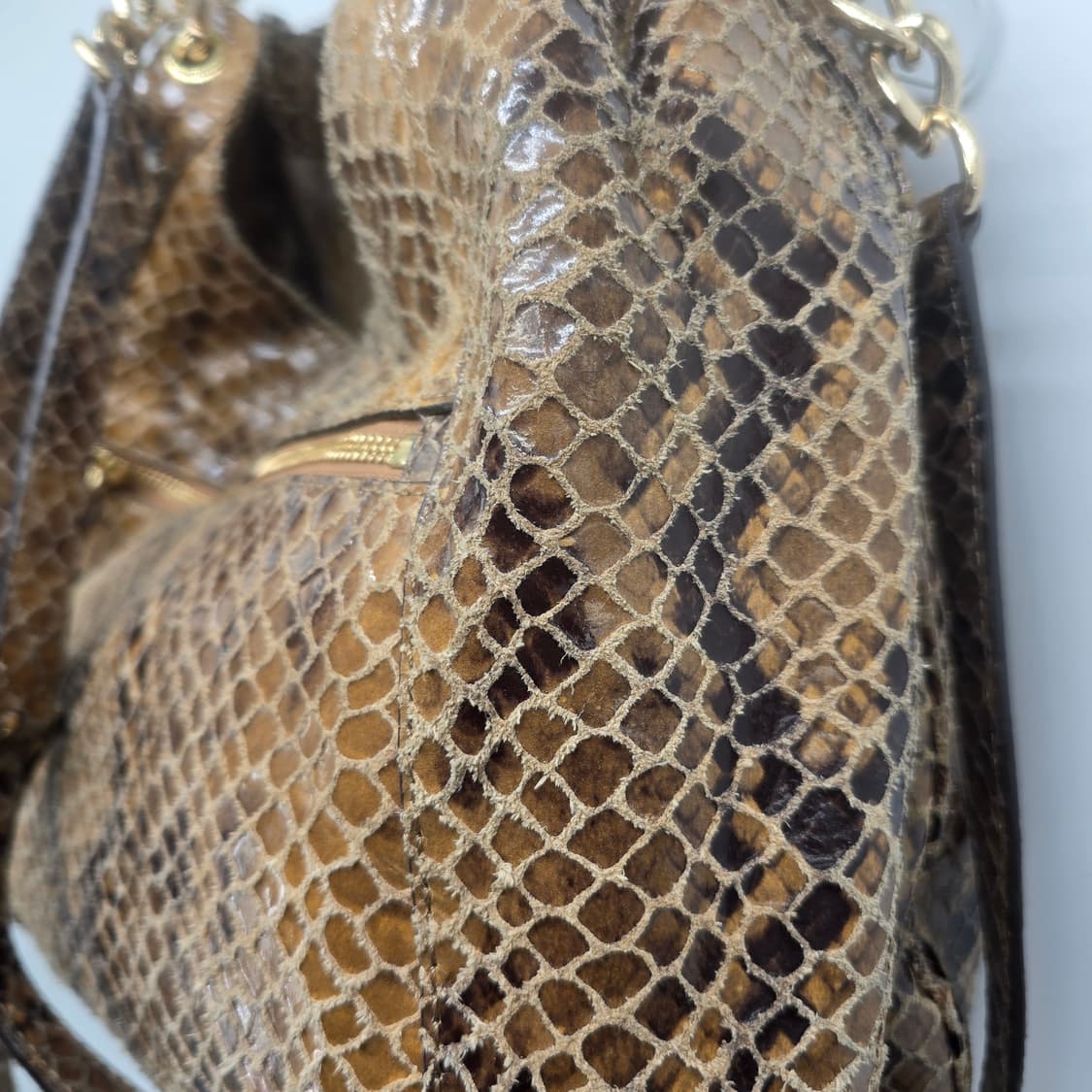 20S MICHAEL KORS 파이톤 엠보 호보백 상품이미지8