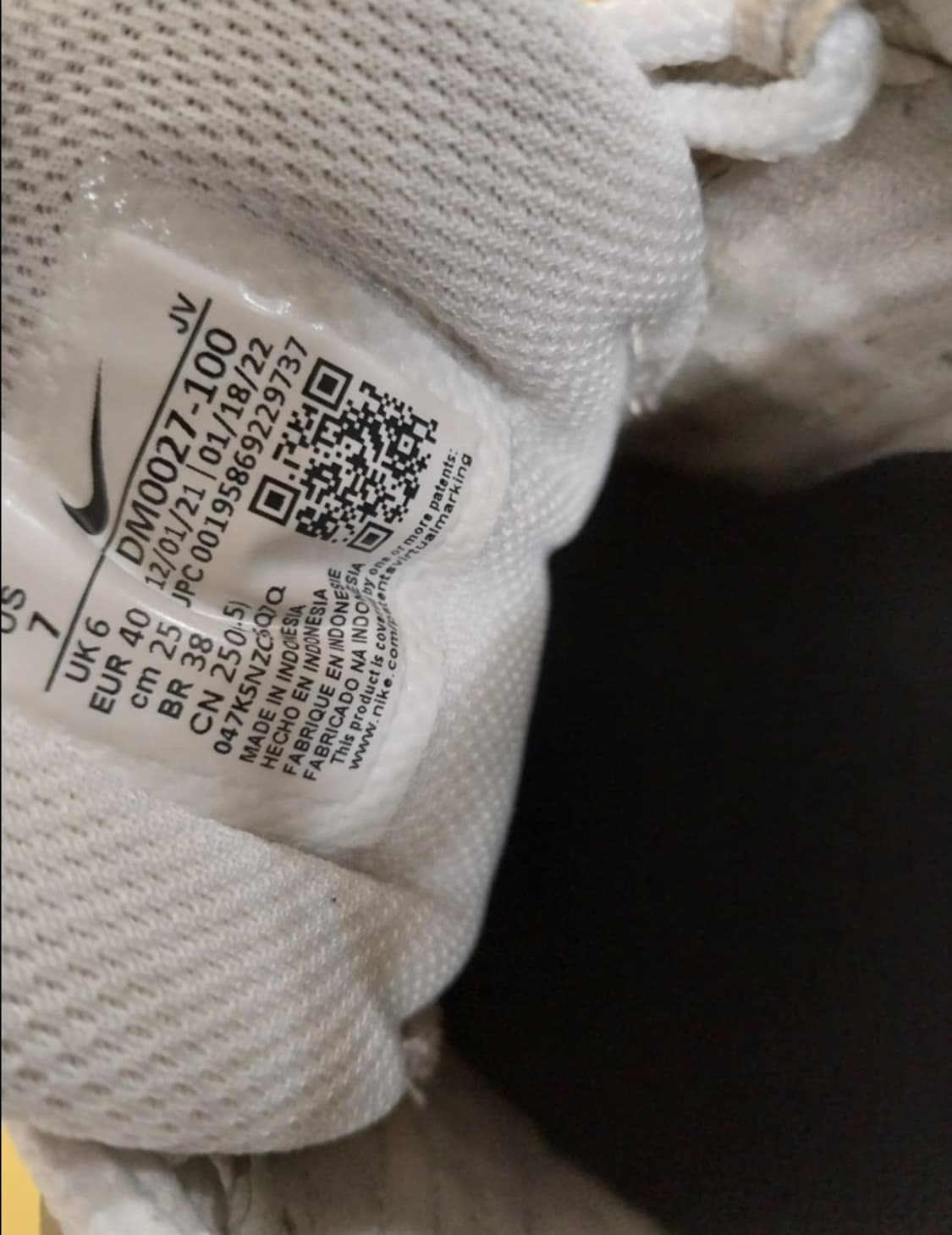 남성 나이키 에어맥스 97 화이트실버 운동화 (250) 상품이미지9