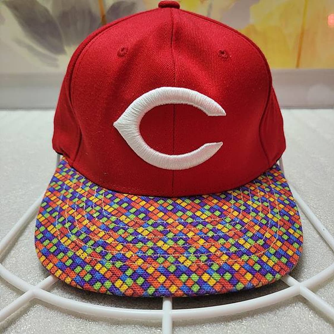 MLB 신시내티 레드 체크 XS-S 55CM 상품이미지2