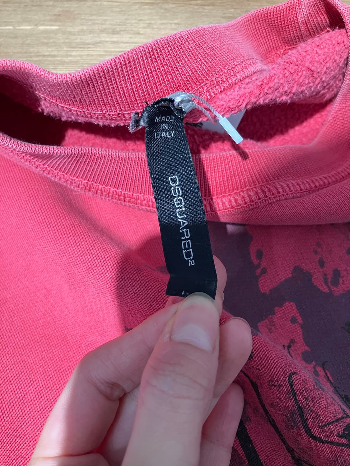 DSQUARED2 페인트 그래픽 스웻셔츠 상품이미지3