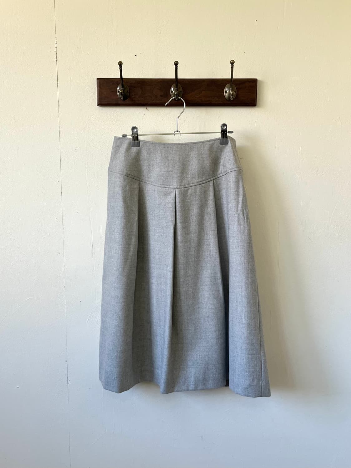 PINORE 라이트그레이 스커트 상품이미지1
