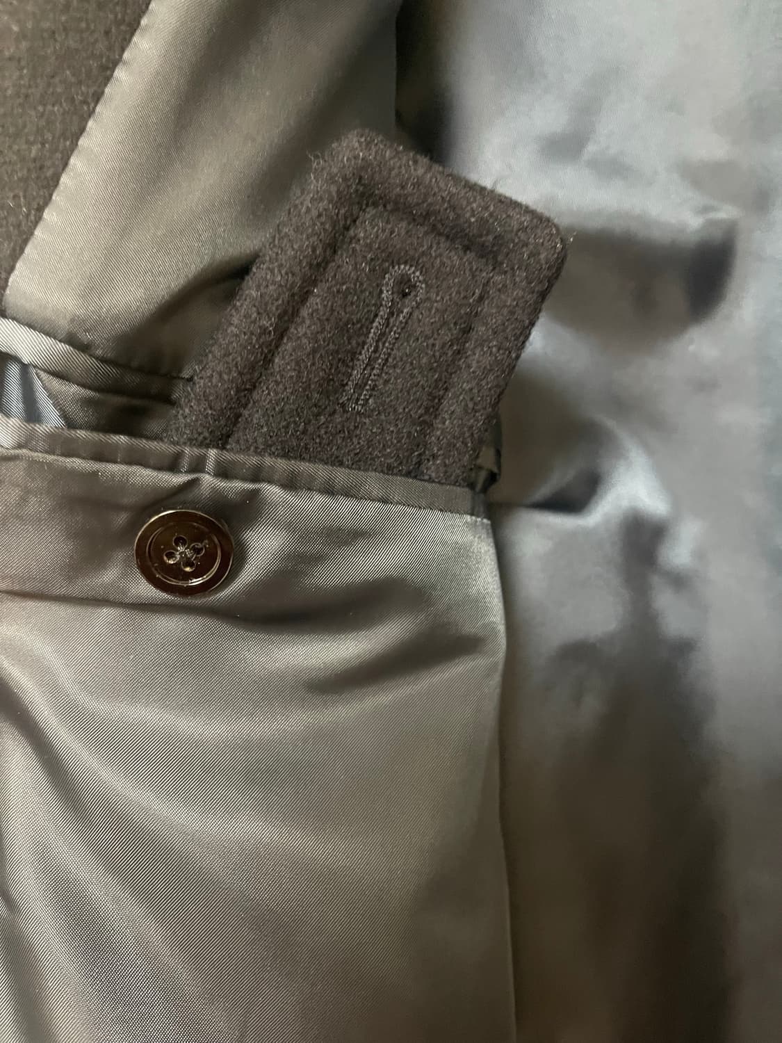 벨리에 맥시 멜톤 울 발마칸 다크네이비 S사이즈 상품이미지5