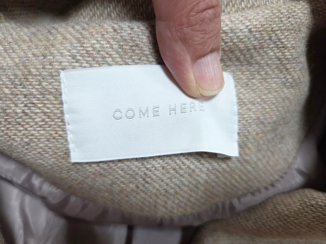컴히얼(COME HERE) 울자켓 프리사이즈 새상품 상품이미지5