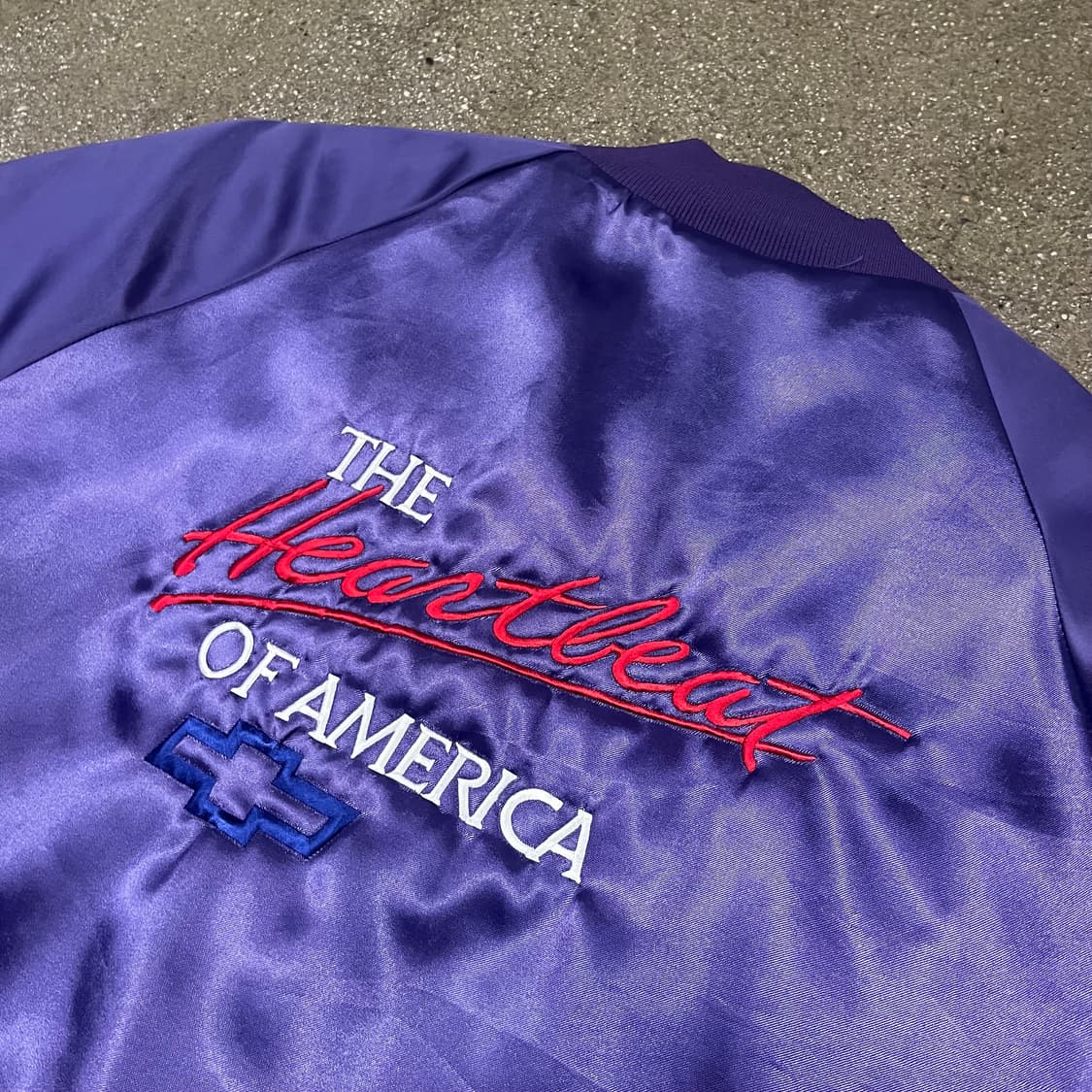 90s 쉐보레 나일론 사틴 자켓 (100) 상품이미지2