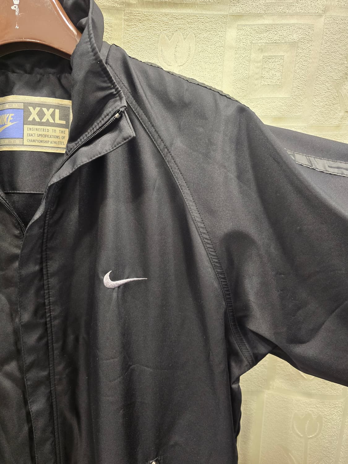 나이키 90's 올드스쿨 스우시 사이드라인 바람막이 트레이닝셋트 XXL( 상품이미지3