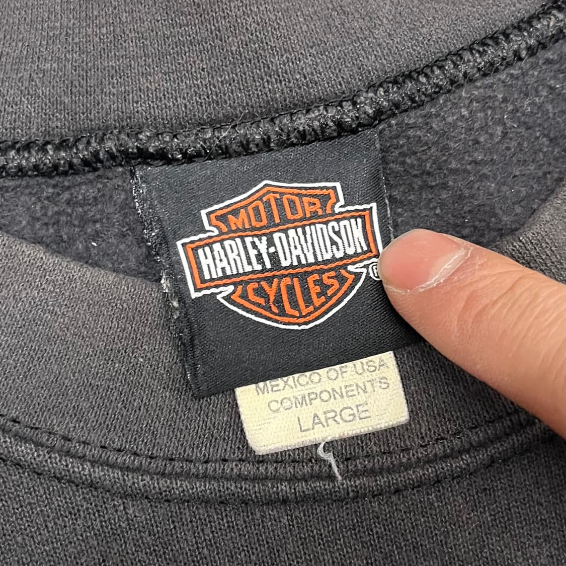 00s 할리데이비슨 바앤실드 맨투맨 (105) 상품이미지7