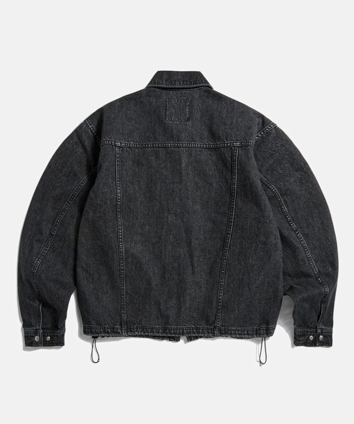 에스피오나지 데님 흑청 트러커 자켓 블랙 M 상품이미지2