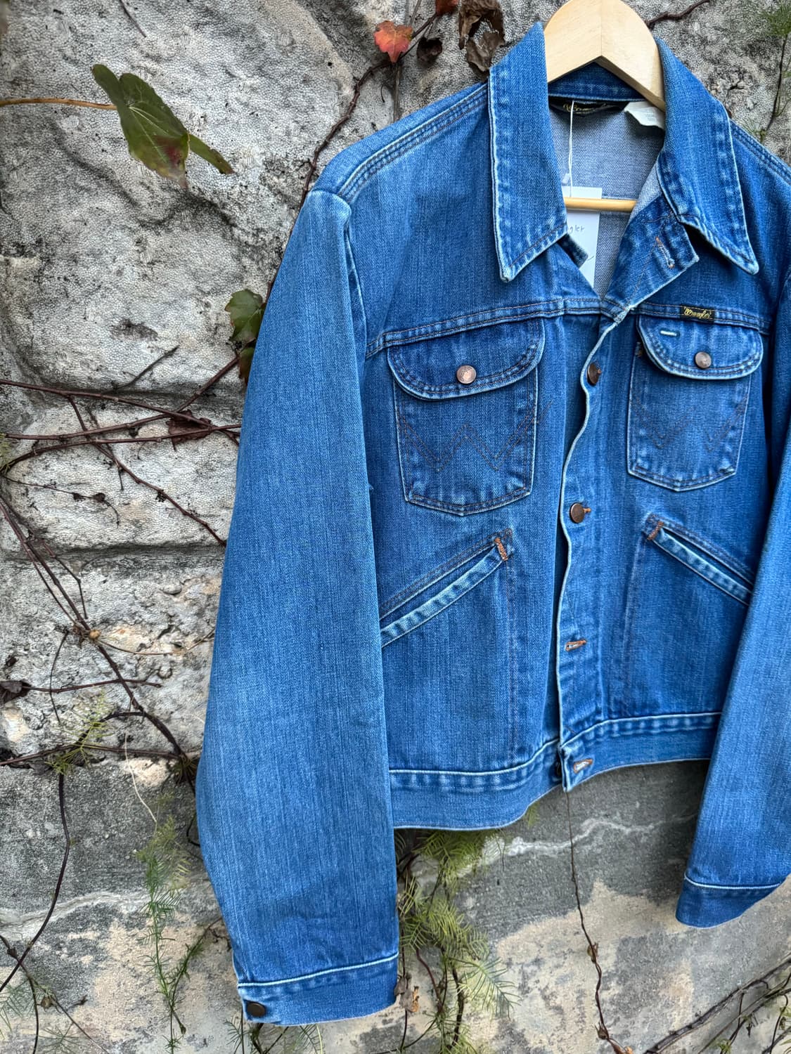 70s~80s wrangler 랭글러 126mj 데님 트러커 자켓 40 상품이미지4