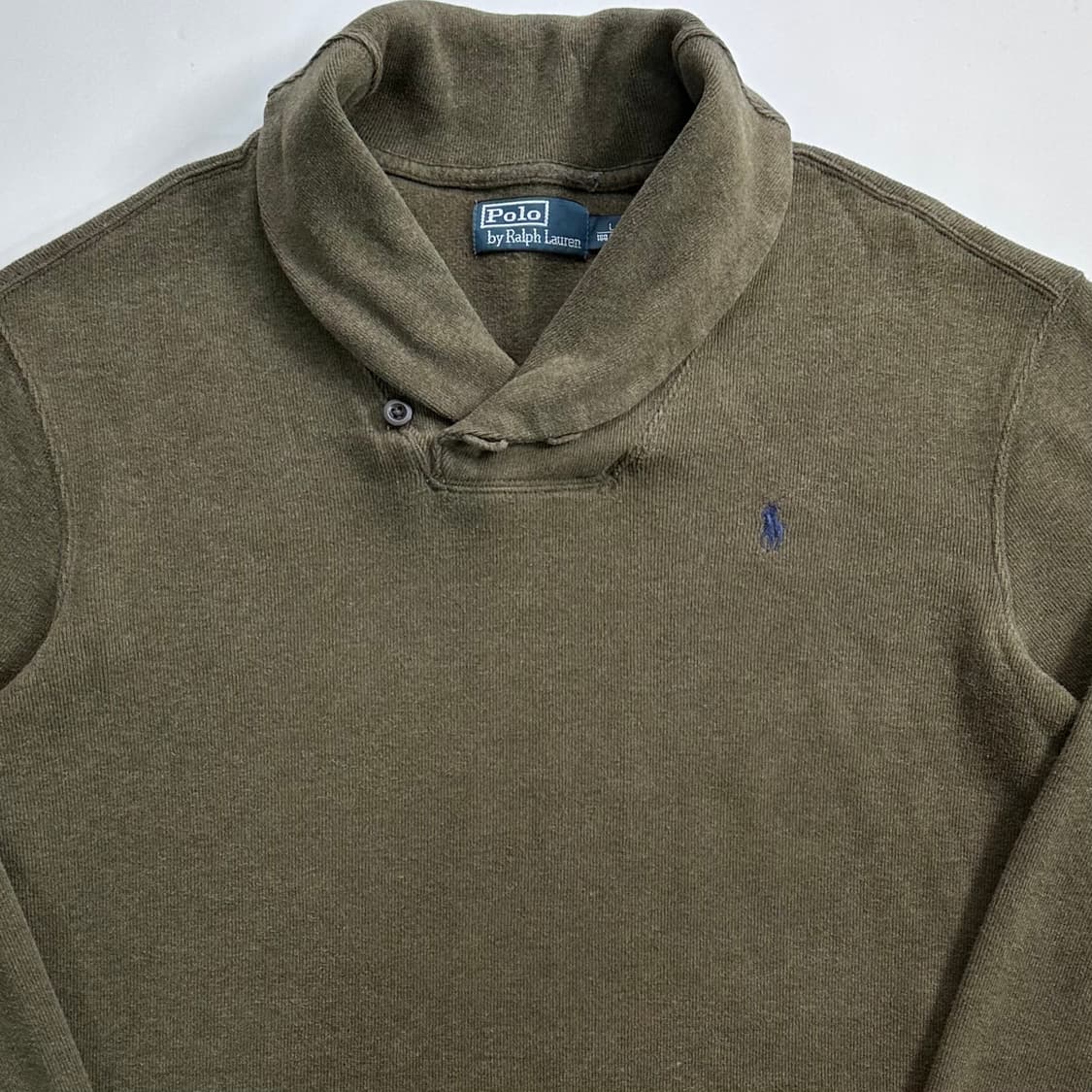 폴로 랄프로렌 카키 숄카라 맨투맨  상품이미지2