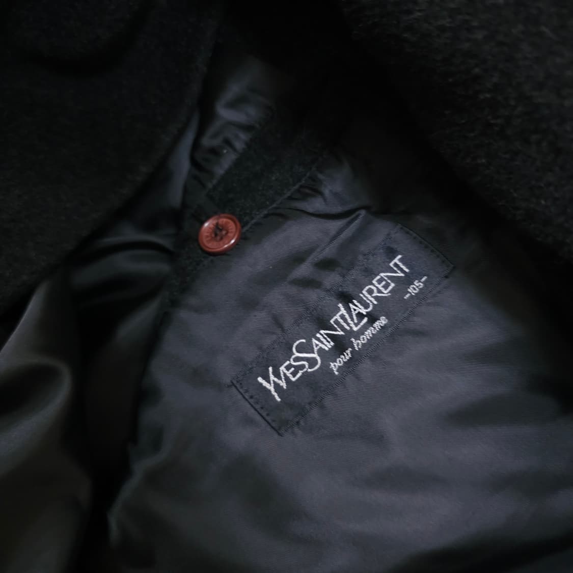 입생로랑 알파카 하프 코트 상품이미지4