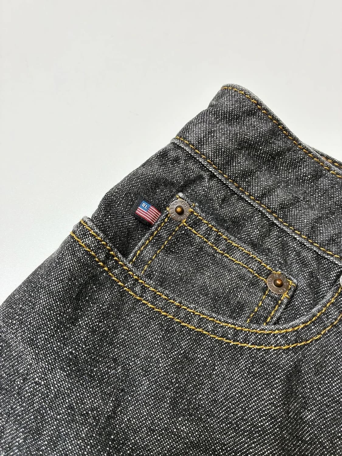 폴로 진스 00's 흑청 데님 스커트 PN8619 상품이미지6