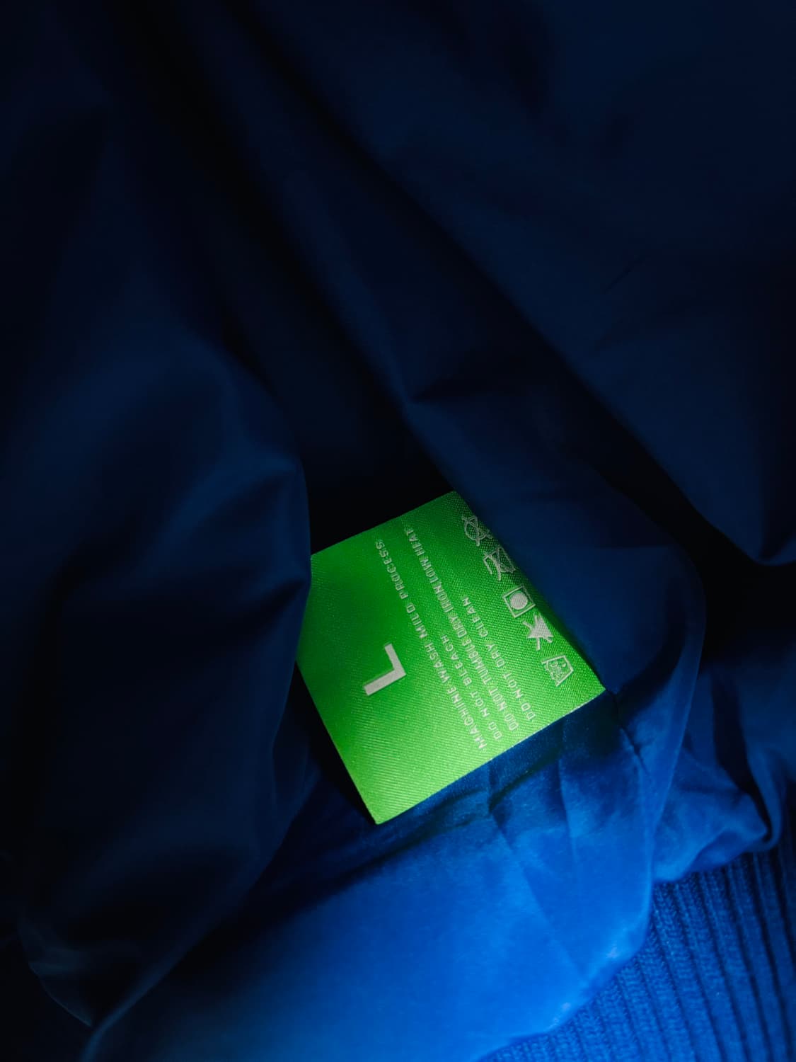 돈케어 DONCARE 블루 스타디움 자켓 L 상품이미지6