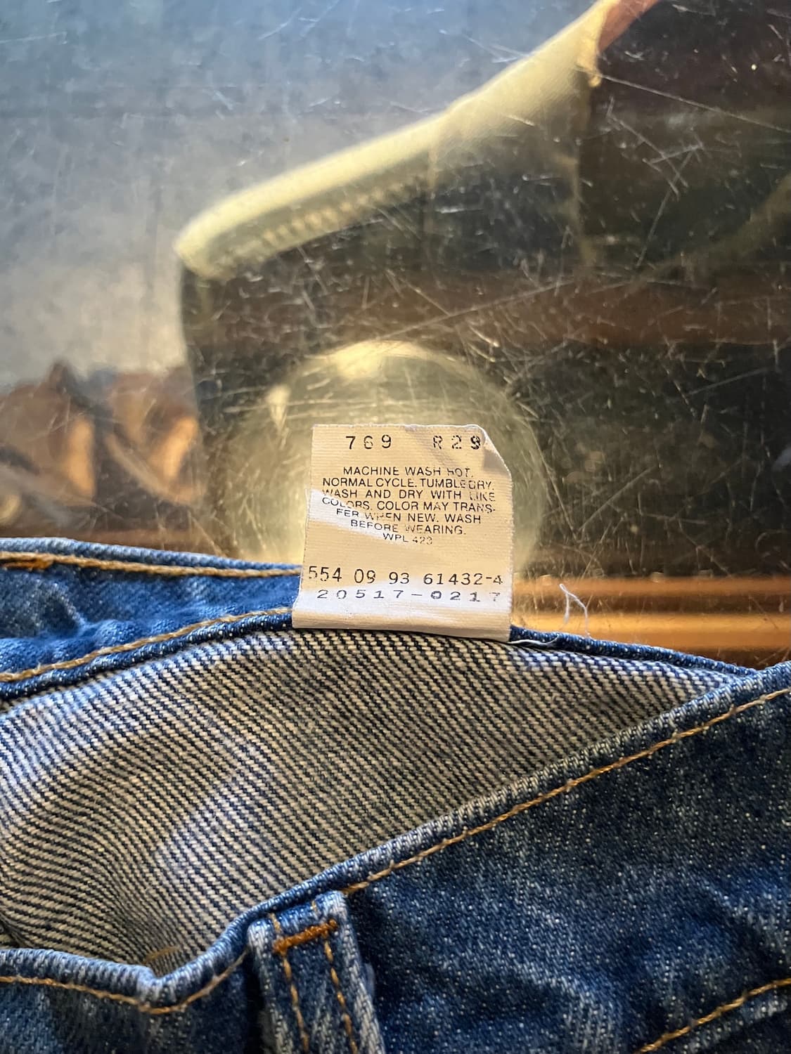 90s USA Levis 517 Boot Cut Denim Pants 상품이미지10