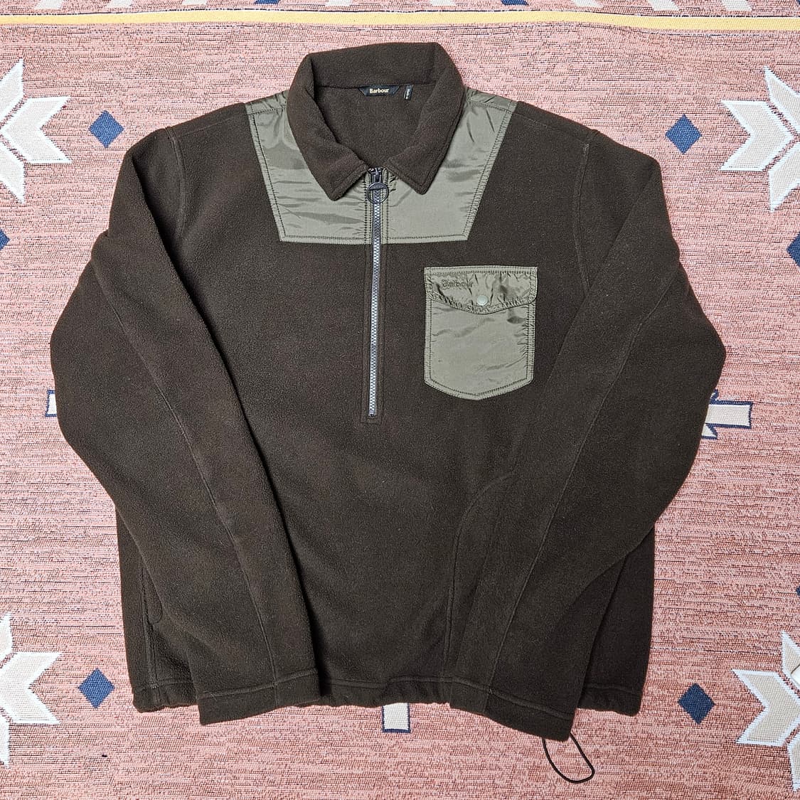 바버 하프집업 플리스 풀오버 상품이미지1