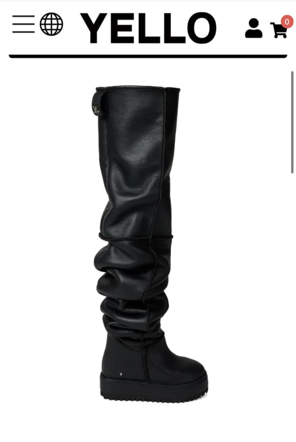 Yello 롱부츠 M 구해요 상품이미지1