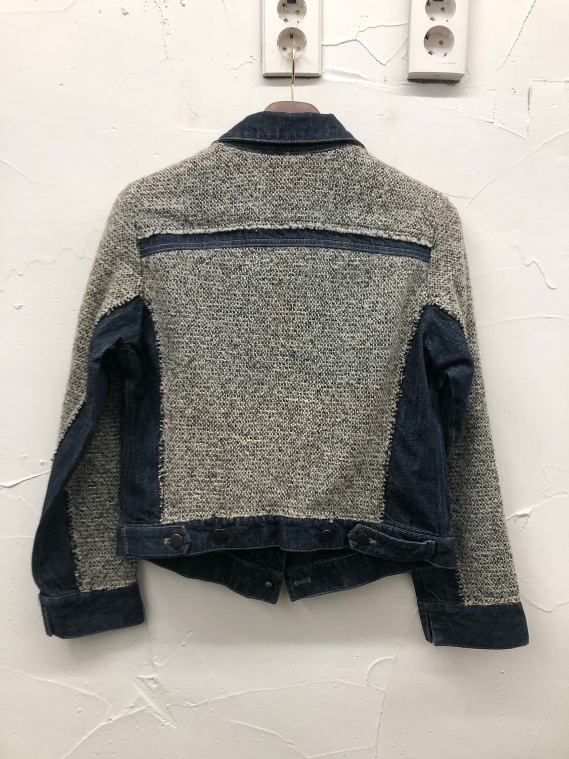 planet remix co.jp 트위드 데님 자켓 상품이미지2