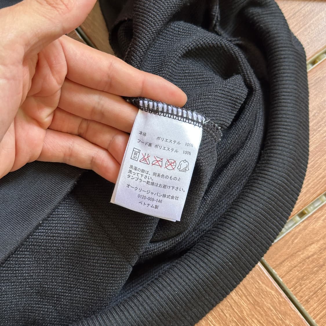 Oakley dwr black out hoodie 상품이미지9