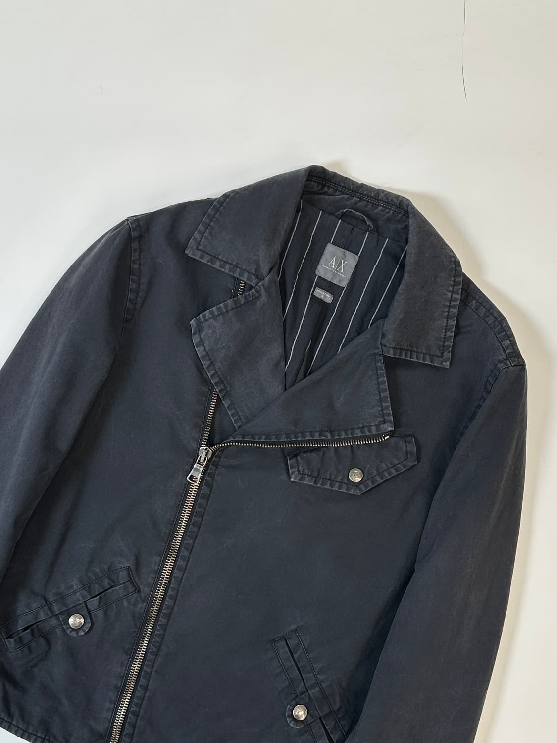 아르마니 2way 지퍼 워싱 자켓 상품이미지2