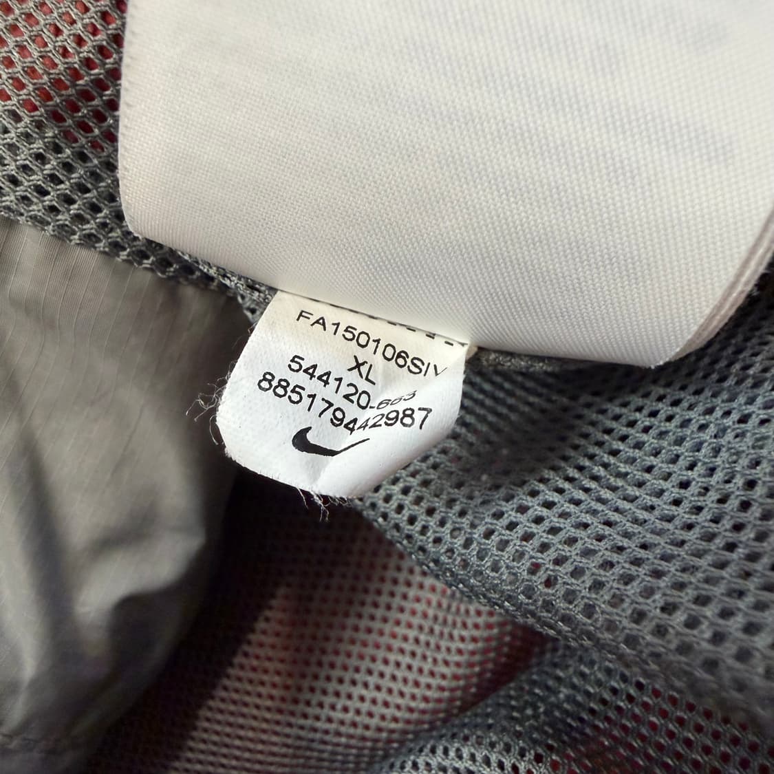 Nike 오렌지 그레이 투톤 윈드러너 바람막이 자켓 상품이미지3