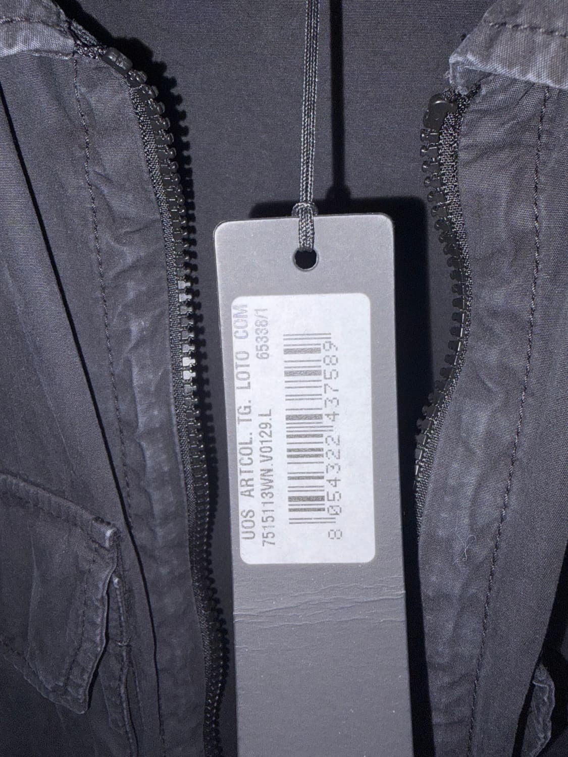 스톤아일랜드 21FW 올드이펙트 오버셔츠 블랙 L 급처 상품이미지4