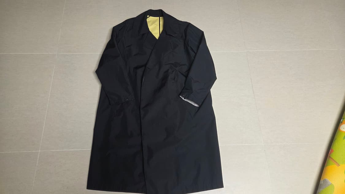 일꼬르소 버튼리스  오버핏 롱 트렌치 코트 ( 상품이미지3