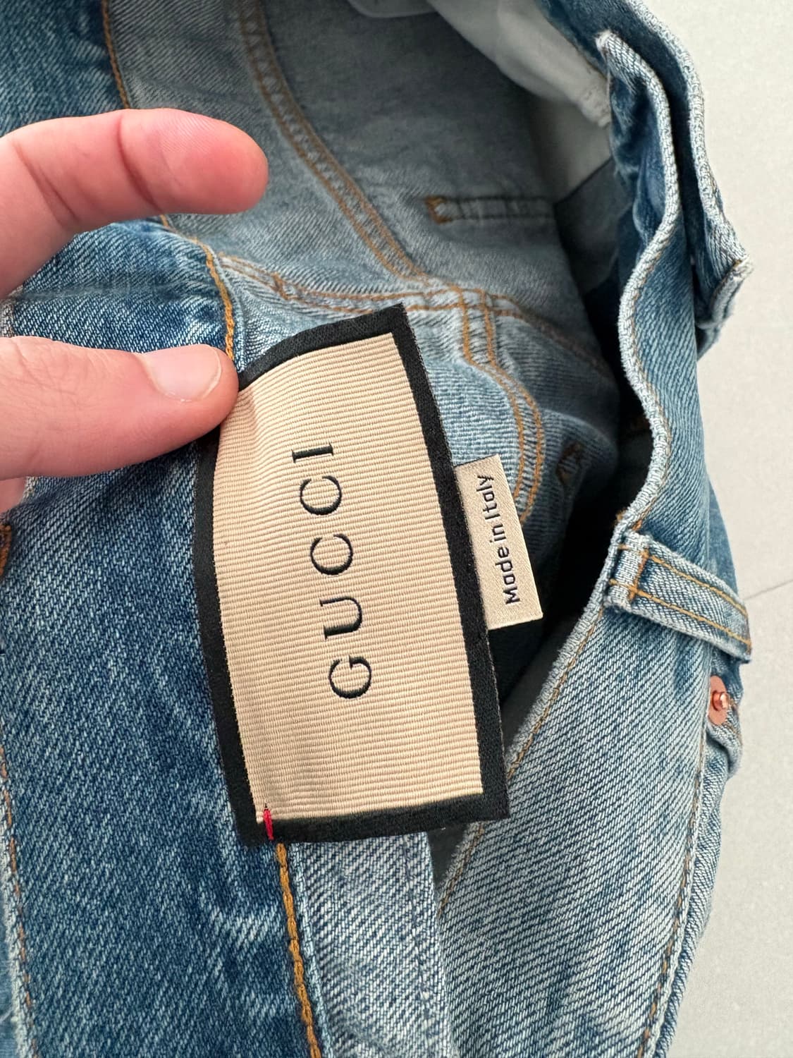 구찌 홀스빗 스트레이트 데님 상품이미지6