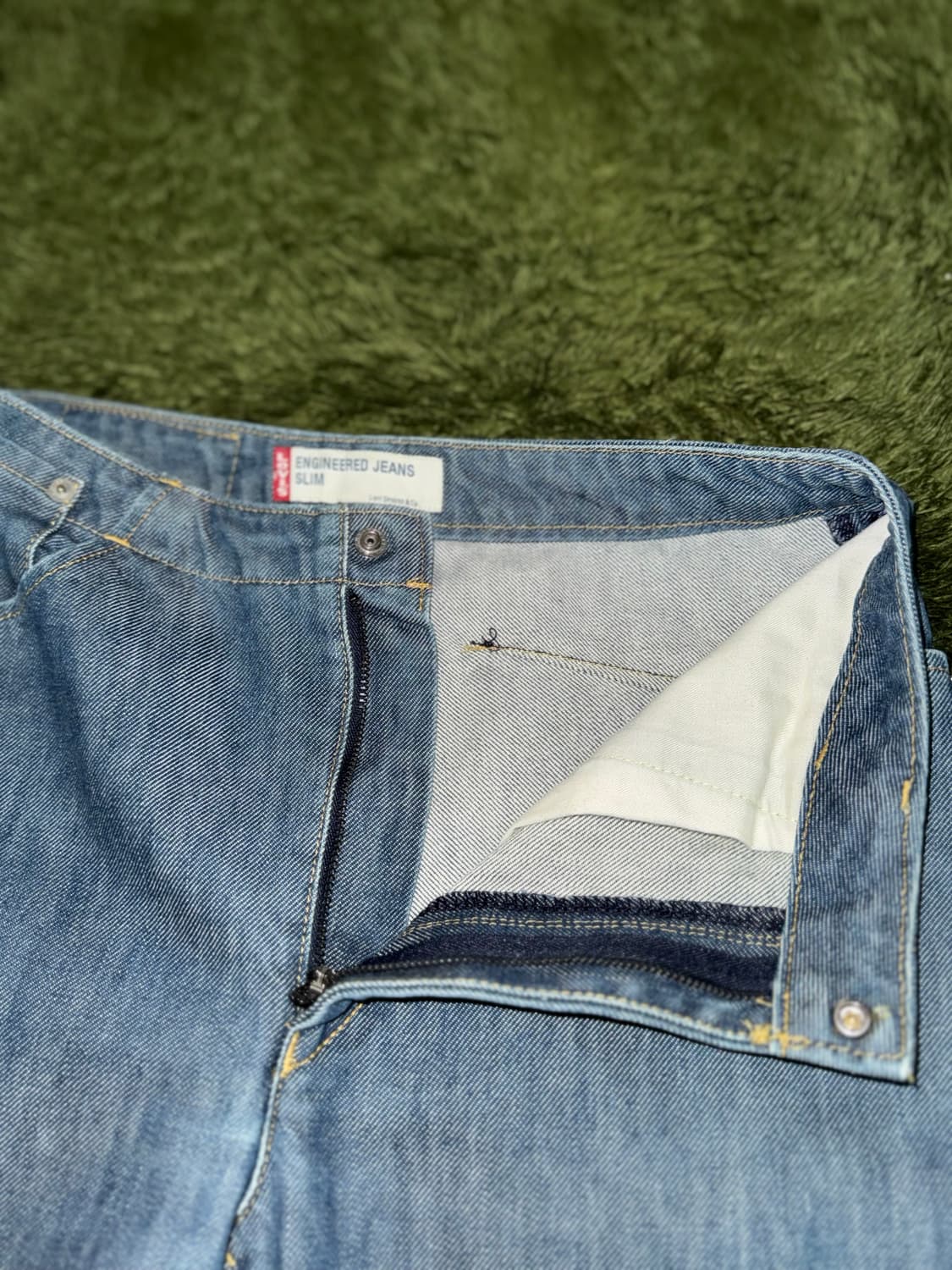 [W31] 리바이스 엔지니어드진 슬림 핏 재팬 릴리즈 데님 팬츠 상품이미지3