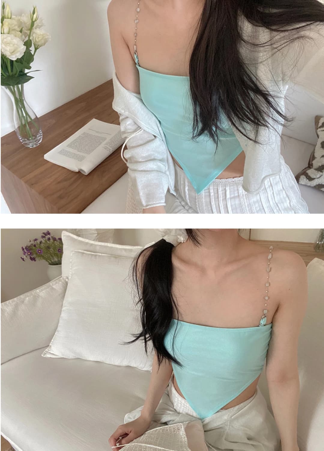 새상품/당일배송) 유솝 쉘 스윔웨어 민트 m 상품이미지2