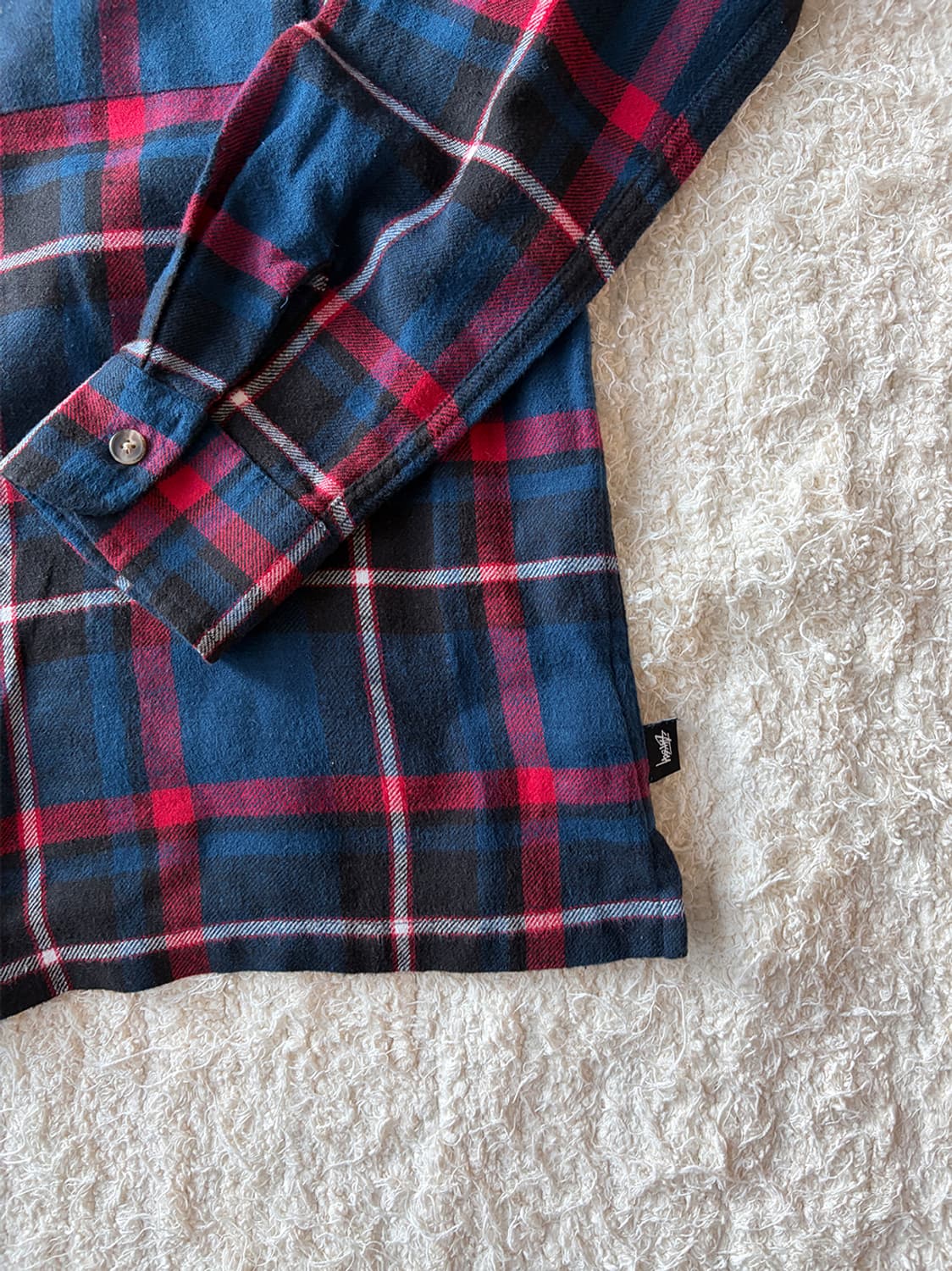 스투시 체크 셔츠 상품이미지4