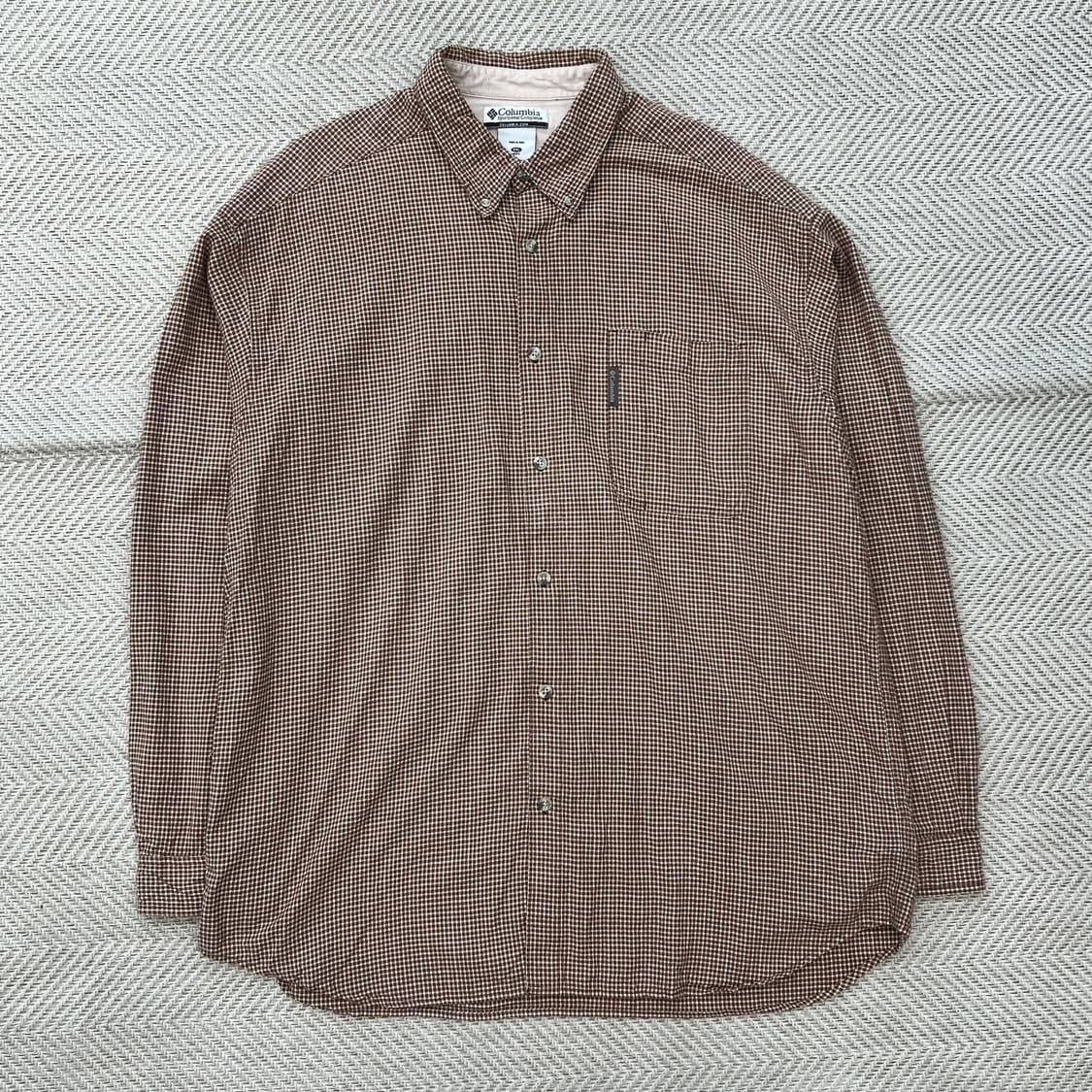 컬럼비아 포켓 체크 셔츠 r2814 상품이미지1