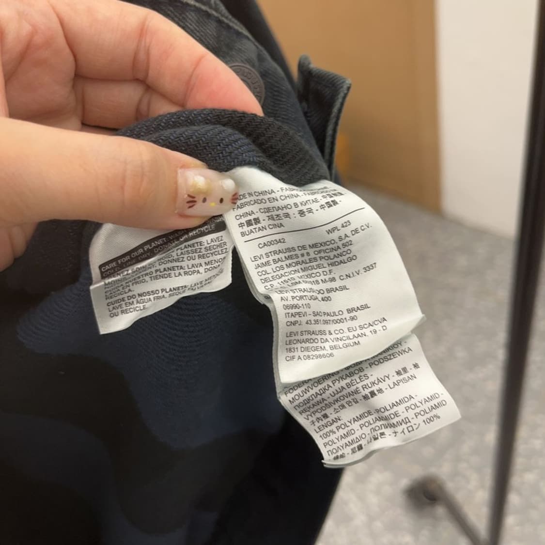 리바이스 레드탭 블랙 트러커 데님 자켓 95 C06264 상품이미지5