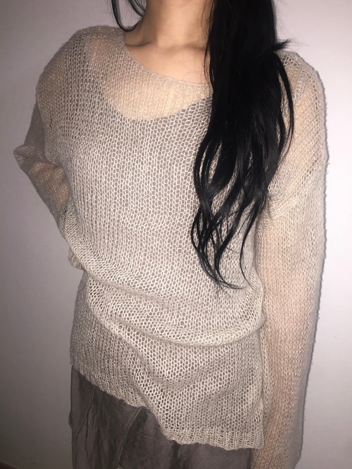 빈티지 그물니트 상품이미지2