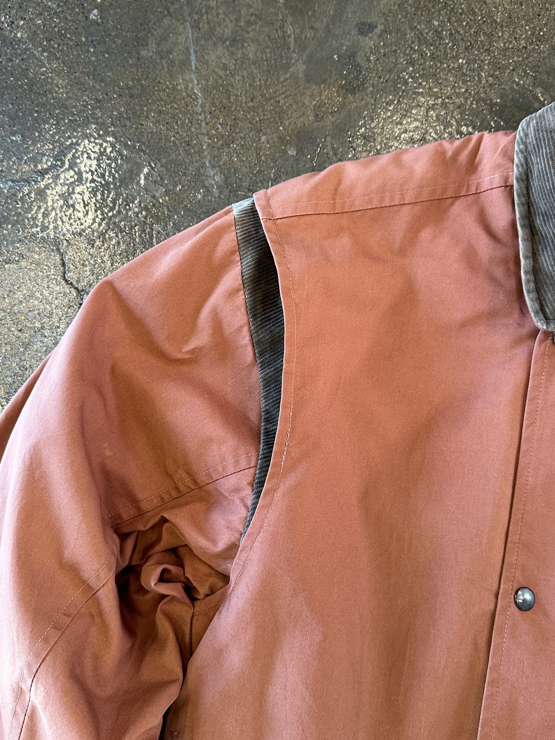 80s/90s Henry Grethel 코듀로이 숄더 블라우스 자켓 M 상품이미지4